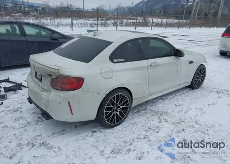 2020 BMW M2 Competition from USA, damaged, VIN WBS2U7C06L7E14814